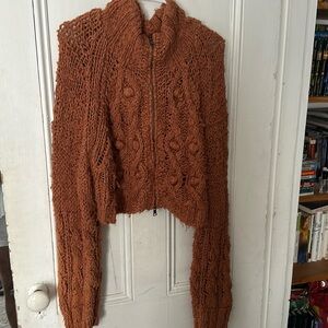 Free people zip up sweater
